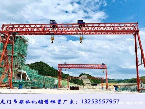 湖北鄂州龙门吊出租公司150吨路桥门机技术参数