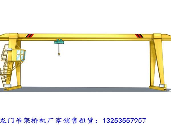 浙江杭州龙门吊跨度和悬臂长度的选择案例